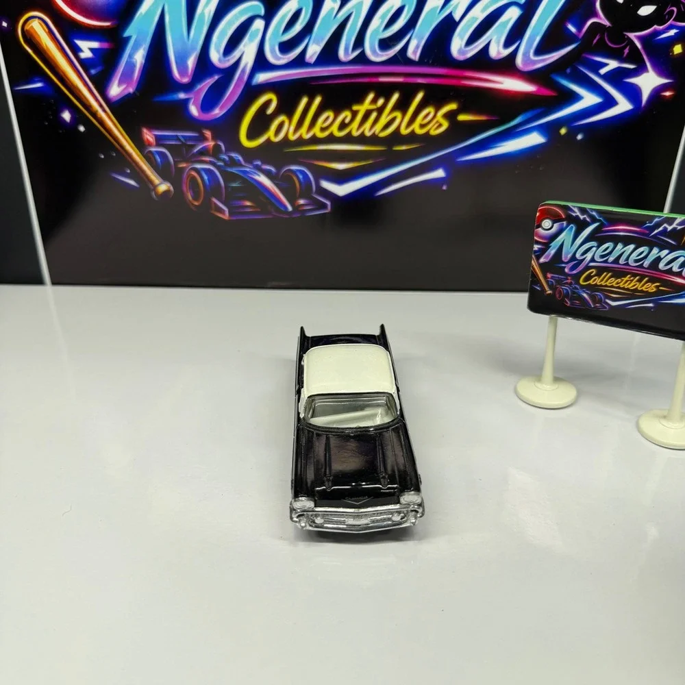ERTL 1957 Chevrolet Bel Air Two-Door Hardtop Black White Vintage Series 11